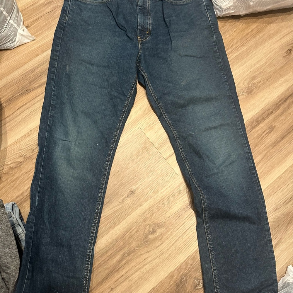 Levi's Blue Straight Jeans Classic Indigo Denim